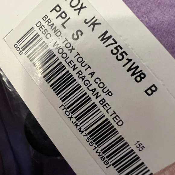 Tout a Coup woolen raglan belted - Picture 4 of 8